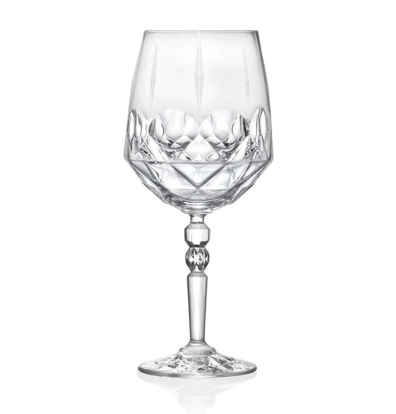 Barski Goblet - Red Wine Glass - Cocktail - Water Glass - Stemmed Glasses - Set of 6 Goblets - Crystal like Glass - 24 oz. Beautifully Designed Made in Europe - Image 2